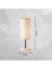 FH Lighting Tischleuchte "Kira" in Hellbraun - (H)30 x Ø 10 cm