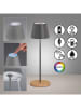 FH Lighting LED-Tischleuchte "Cosenza" in Anthrazit - (H)38 x Ø 12 cm