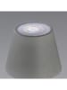 FH Lighting 2er-Set: LED-Tischleuchten "Cosenza" in Grau - (H)38 x Ø 12 cm