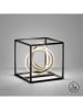 FISCHER & HONSEL Lampa stołowa LED "Gisi" w kolorze czarnym - 25 x 25 x 25 cm