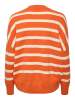 InWear Sweter w kolorze pomarańczowo-białym
