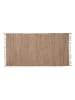 Bahne Bawełniany dywan w kolorze jasnobrązowym - 140 x 70 cm