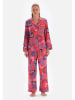 Dagi Pyjamatop rood/blauw