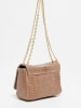 Christian Laurier Leren schoudertas "Romy" taupe - (B)21 x (H)15 x (D)7 cm