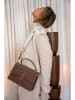 Christian Laurier Leder-Henkeltasche "Emma" in Hellbraun - (B)28 x (H)19 x (T)9,5 cm