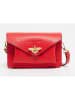 Christian Laurier Leder-Umhängetasche "Roxane" in Rot - (B)20 x (H)12 x (T)5,5 cm