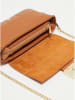 Christian Laurier Leder-Umhängetasche "Maya" in Camel - (B)19 x (H)13 x (T)5 cm