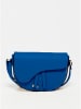 Christian Laurier Leren schoudertas "Kena" blauw - (B)22 x (H)16 x (D)5,5 cm