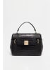 Christian Laurier Leder-Henkeltasche "Swan Croco" in Schwarz - (B)28 x (H)20 x (T)11 cm