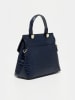 Christian Laurier Leder-Henkeltasche "Emy" in Dunkelblau - (B)27 x (H)19 x (T)12 cm