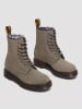 Dr. Martens Leder-Boots in Grau