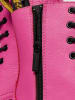 Dr. Martens Leder-Boots in Pink