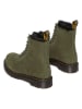 Dr. Martens Leder-Boots in Khaki