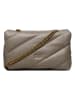 Pinko Leder-Umhängetasche in Grau - (B)27 x (H)19 x (T)11 cm