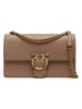 Pinko Leder-Umhängetasche in Hellbraun - (B)27 x (H)16 x (T)7 cm