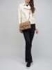 Pinko Leder-Umhängetasche in Hellbraun - (B)27 x (H)16 x (T)7 cm