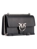 Pinko Leder-Umhängetasche in Schwarz - (B)27 x (H)16 x (T)7 cm