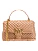 Pinko Leder-Umhängetasche in Beige - (B)26 x (H)17 x (T)8 cm