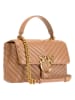 Pinko Leder-Umhängetasche in Beige - (B)26 x (H)17 x (T)8 cm