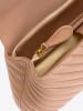 Pinko Leder-Umhängetasche in Beige - (B)26 x (H)17 x (T)8 cm