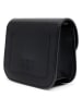 Pinko Skórzana torebka w kolorze czarnym - 12 x 10 x 5 cm