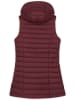 Northwood Doorgestikte bodywarmer "Norwich" bordeaux