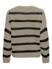 JDY Sweter w kolorze beżowo-czarnym