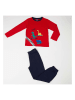 mon P´tit Dodo Piżama w kolorze granatowo-czerwonym