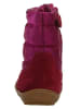 Naturino Skórzane botki zimowe "Hochalpen" w kolorze ciemnofioletowym