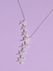 Lodie Silver Zilveren ketting met edelstenen - (L)43 cm