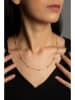 Heliophilia Silber-Halskette mit Schmuckelemente - (L)45 cm