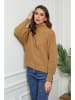 So Cachemire Wollpullover "Baby" in Camel