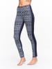 KARI TRAA Functionele legging "Hjerte" donkerblauw/wit