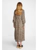 Rich & Royal Jurk beige/zwart