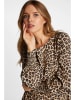 Rich & Royal Jurk beige/zwart