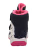 superfit Leren boots "Icebird" donkerblauw/roze