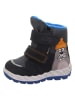 superfit Leder-Boots "Icebird" in Schwarz/ Blau