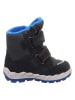 superfit Leren boots "Icebird" zwart/blauw