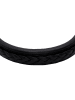 Steel_Art Skórzana bransoletka w kolorze czarnym