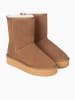 NICEBAY Leder-Winterboots "Medway" in Hellbraun