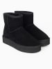 NICEBAY Leren winterboots "Gravelly" zwart