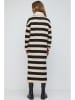 Alexa Dash Kleid in Beige/ Schwarz