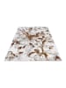 Hanse Home Kurzflor-Teppich "Floral" in Weiß/ Braun