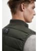 Ecoalf Doorgestikte bodywarmer "Trim" kaki