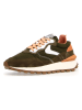 Voile Blanche Sneakers in Khaki/ Orange/ Weiß
