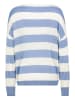 Sublevel Sweter w kolorze błękitno-białym