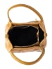 Anna Morellini Leder-Henkeltasche in Gelb - (B)28 x (H)20 x (T)12 cm