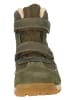 Lurchi Leder-Boots in Khaki