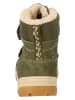 Lurchi Leder-Boots in Khaki
