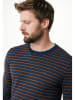 Mexx Pullover "Lucas" in Dunkelblau/ Orange